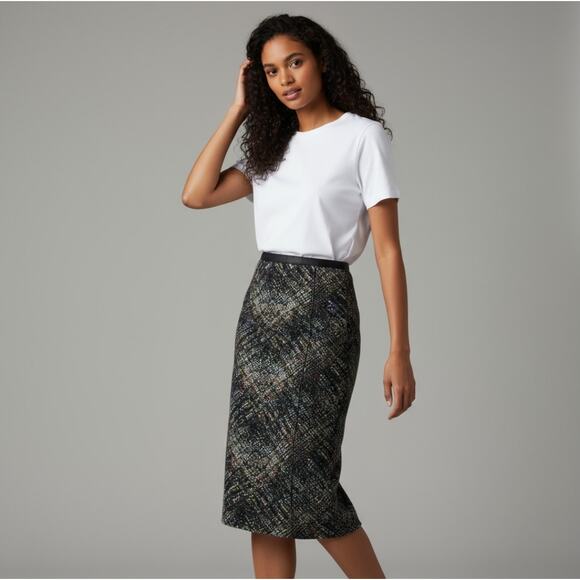 Etcetera Pencil Size 2 Print Pattern Skirt - Picture 2 of 7